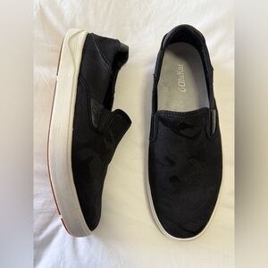 OluKai | Men SZ 10 | Lae'Ahi Pa'i Slip On Shoes Lava Rock Black Camo 10444-LRKE